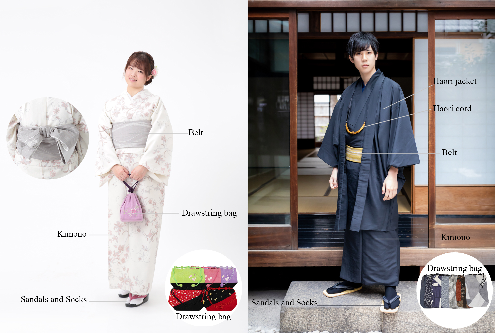 Kimono Rental Plan Included